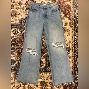 Zara wide leg jeans